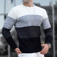 Trendy long-sleeved sweater with personality HF0414-03-02