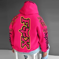 Men's and women's fleece hooded sweatshirts HF0607-02-04