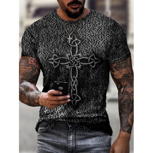  Men's casual short sleeve T-shirt HF0706-03-03